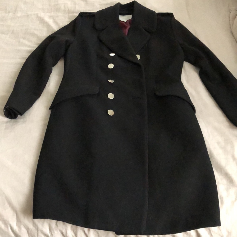H&M, wool coat, size 10